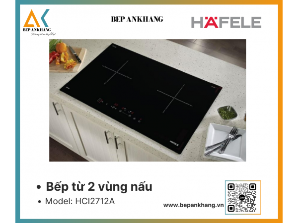 BẾP TỪ 2 VÙNG NẤU Hafele HC-I2712A 536.61.716  - Made In MALAYSIA